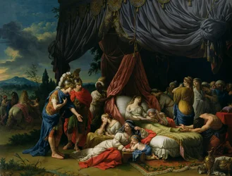A morte da esposa de Dario III (399-330 a.C.), 1785